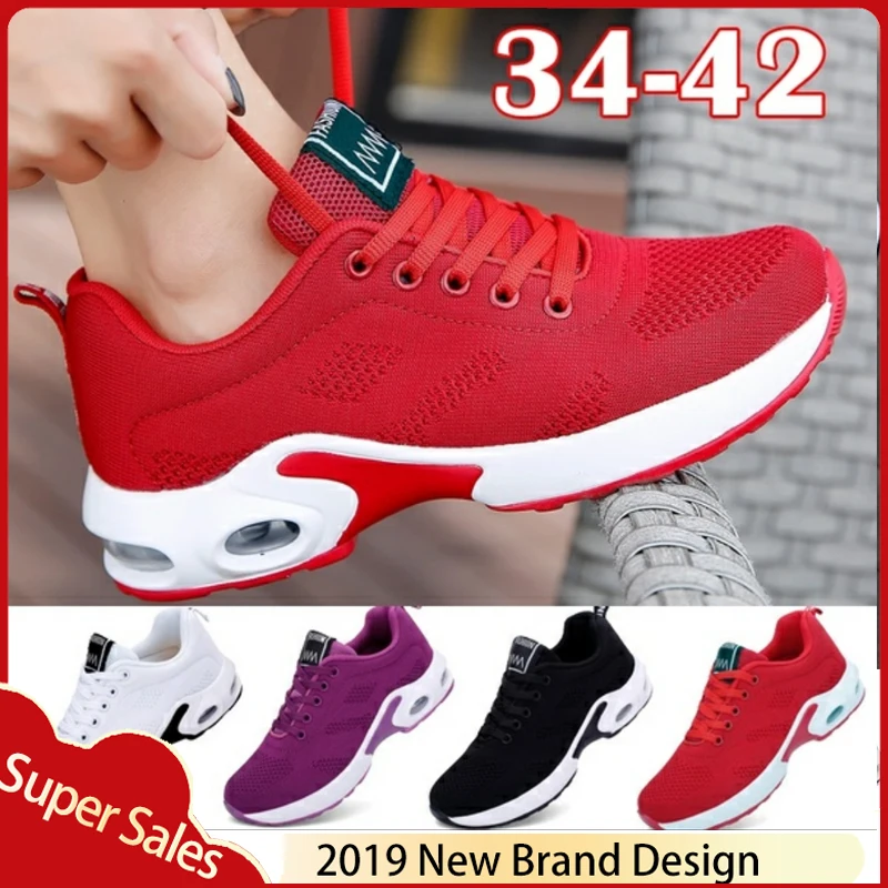 New Platform Sneakers Shoes Breathable Casual Shoes Woman Fashion Height Increasing Ladies Shoes Plus Size 35-42