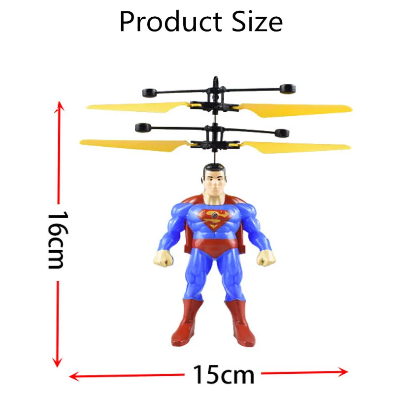 Летающий Дрон Мини RC летающие игрушки светодиодный освещение детские ручной