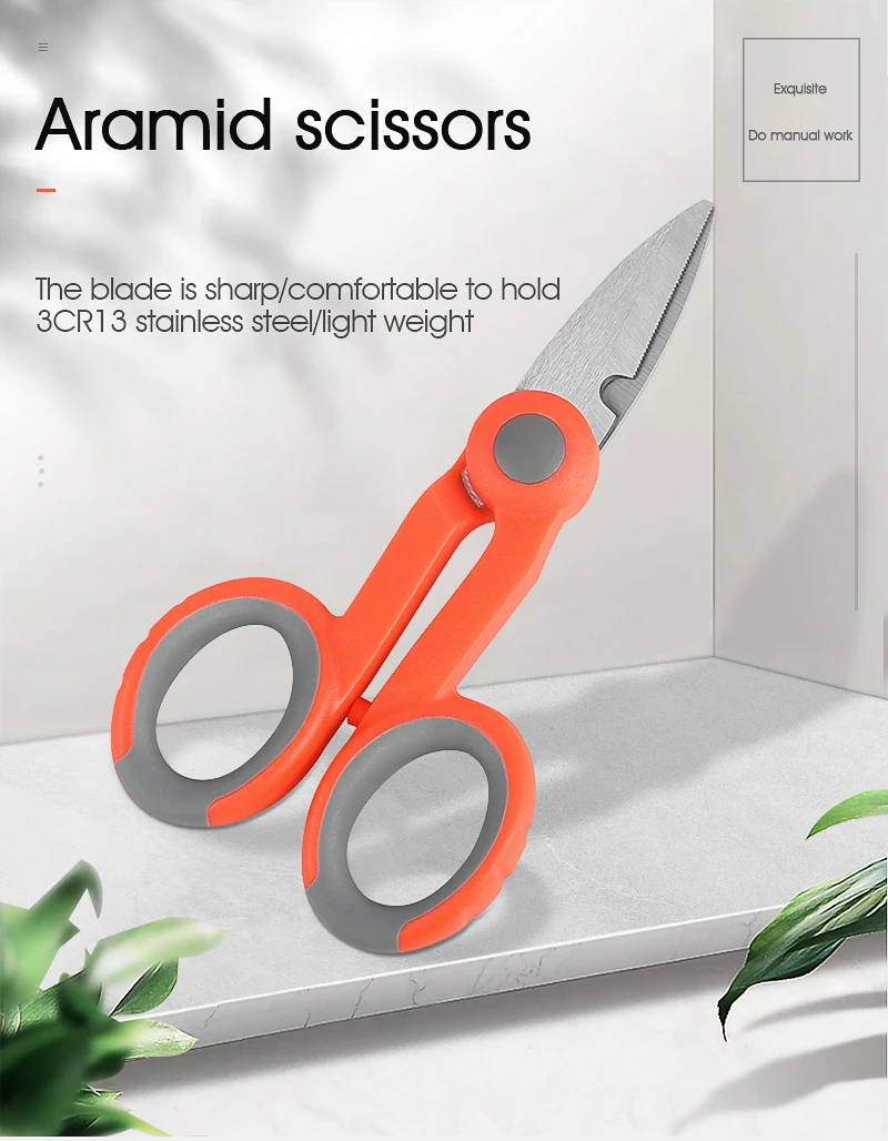 

Splice fiber optic tool kits Fiber Optic Tool Fibre stripping optical fiber Kevlar Scissors