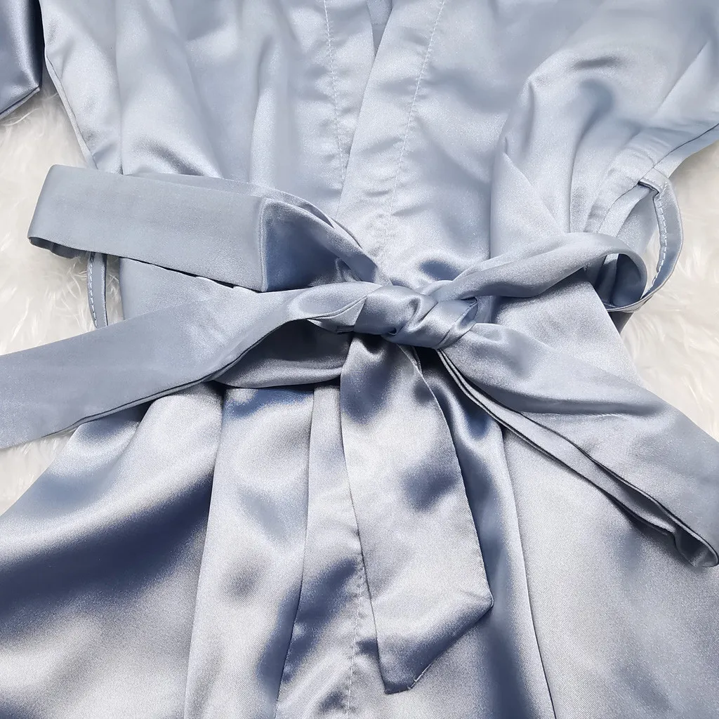 

WOMAIL Women Sexy Lace Sleepwear Satin Short Sleeve Pajama Set M-3XL Women's Pajamas Lace Sexy Sleepwear Lenceria Mujer 19Dec12