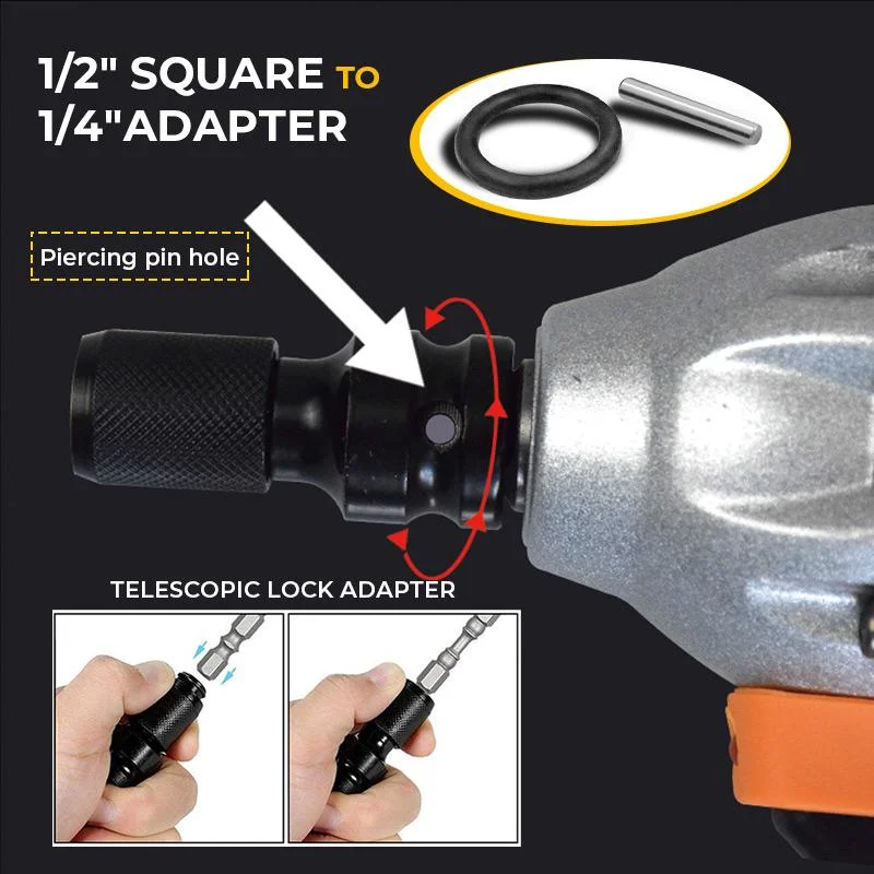 1/4 "квадратного привода к Шестигранная хвостовика сверла конвертер Quick Release