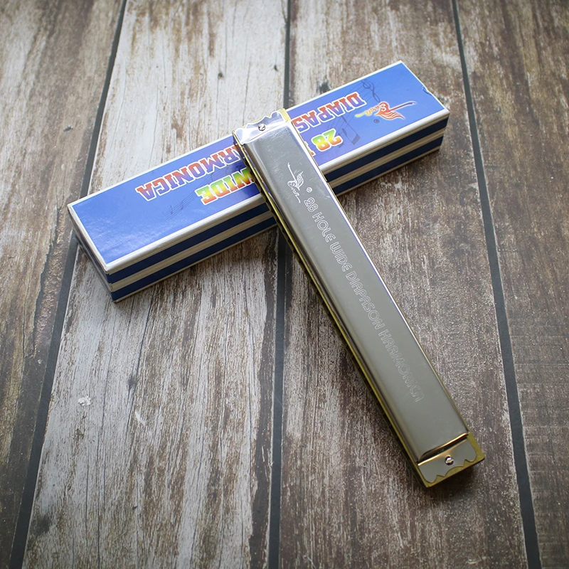 

Swan 28 Hole Harmonica Playing Harmonica Accent C the Wide Range of Senior