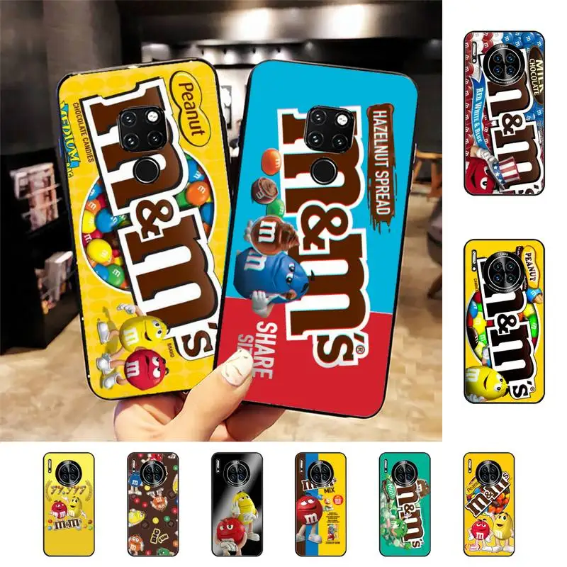 

M&M's Chocolate Nutella Bottle Mobile Phone Case For Huawei Nova 3I 3E mate20lite 20Pro 10lite Luxury funda case