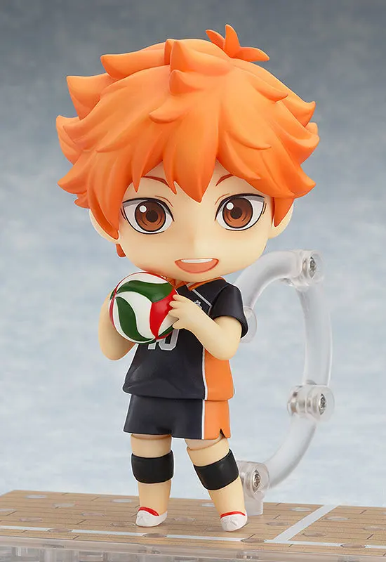 

10CM Haikyu Karasuno High School Volleyball Club No10 Shoyo Hinata 461# Q Ver. PVC Anime Action Figure Collection Model Toy Gift