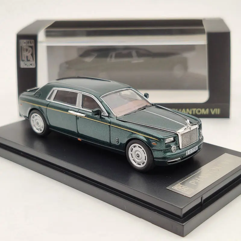 Лимитированная коллекция 1/64 для моделей Diecast темно зеленого цвета Phantom VII