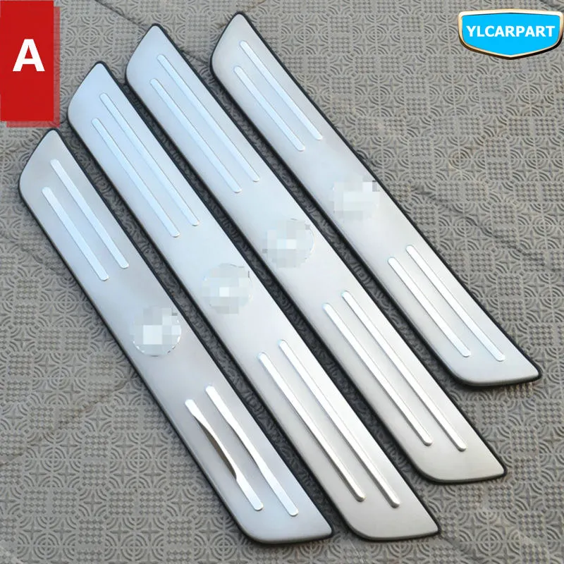 1 Автомобильная дверная пороговая приветственная педаль для Geely MK 2 MK1 MK2 Cross