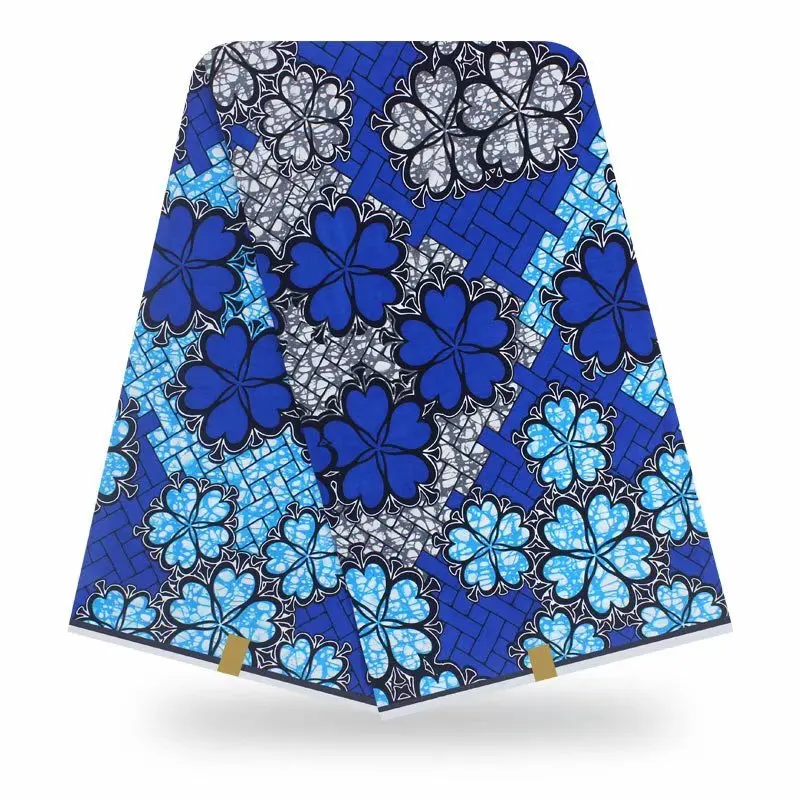 ESEWING Анкара африканская вощеная ткань принтом хлопок 6 ярдов для шитья восковой одежды Гана Нигерия восковая ткань 071107