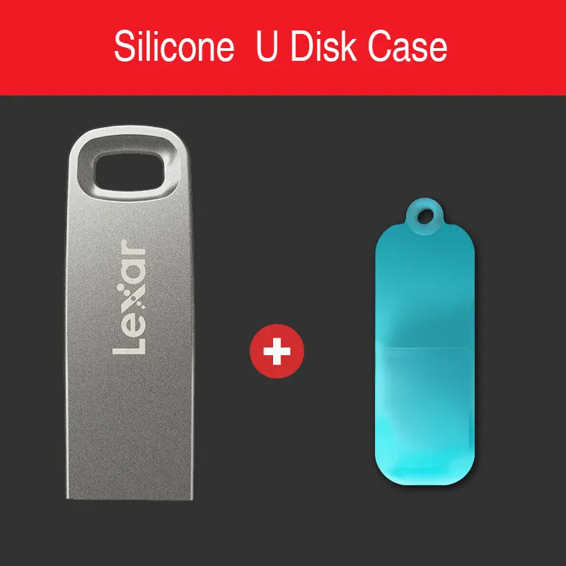 M45 Plus Silicone Lexar Cle USB 3,0 128 Гб 64 ГБ 32 ГБ металлический накопитель M45 Jump Drive Plus type C адаптер DJ DIY логотип 256 бит AES U диск дропшиппинг - Цвет: M45 Plus Silicone