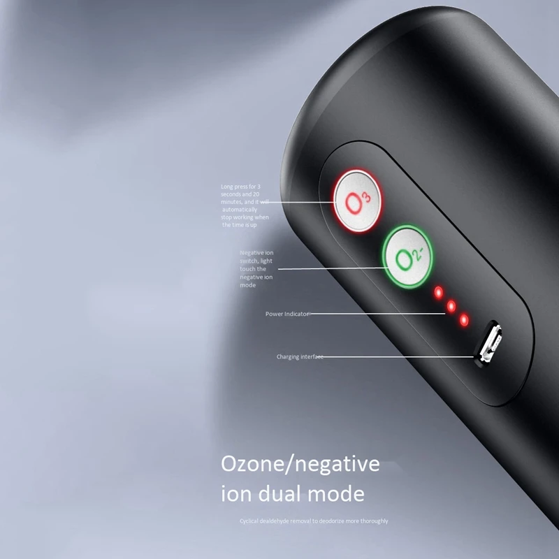 

Mini Car Air Purifier Portable Negative Ion Purifiers USB Air Purifier Air Cleaner Freshener for Car Home Office