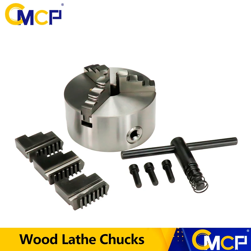 

CMCP Lathe Chuck K11-125 Three Jaw Safety Chuck 125mm Self-centering Metal Chuck CNC Metalworking Tool