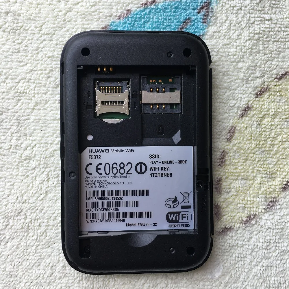 Разблокированный HUAWEI E5372 E5372s-32 4G 150 Мбит/с LTE MiFi Cat 4 карманный мобильный WiFi беспроводной маршрутизатор с точкой доступа разблокированный