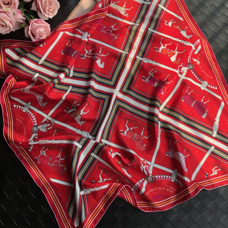 

100% Silk Scarf Fashion Design Scarves Wraps Shawl Women