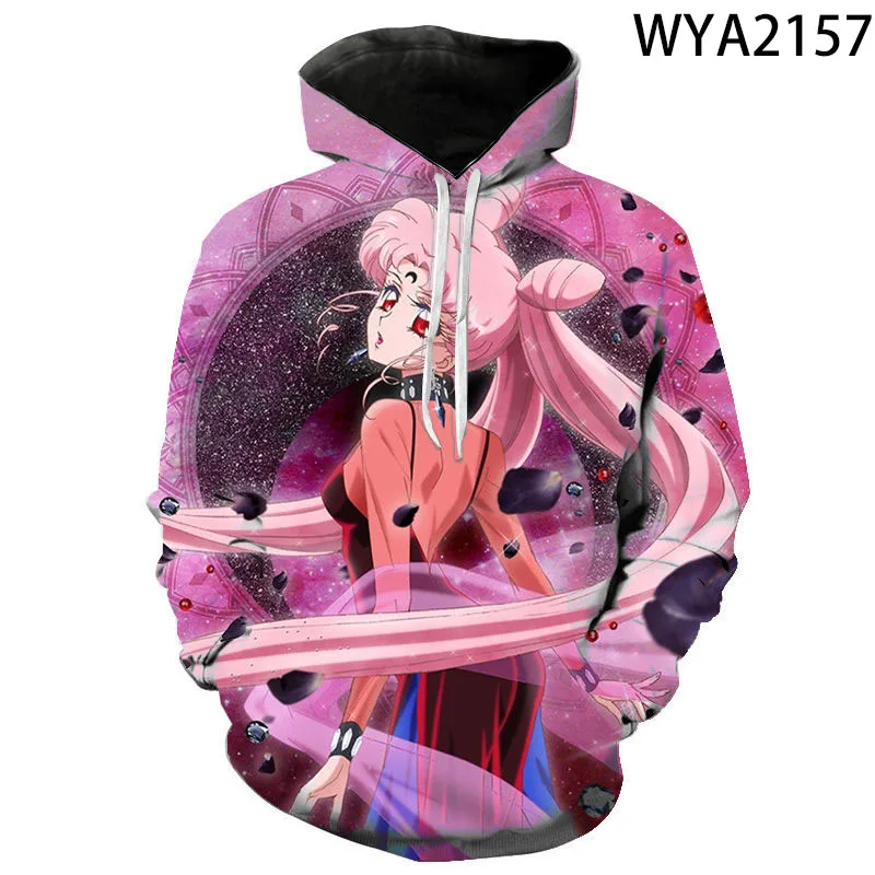 

Sailor Moon Anime Fall/Winter 3D Printed Hoodie Boys and Children Cartoon Casual Sweatshirt Fashion Pullover Top