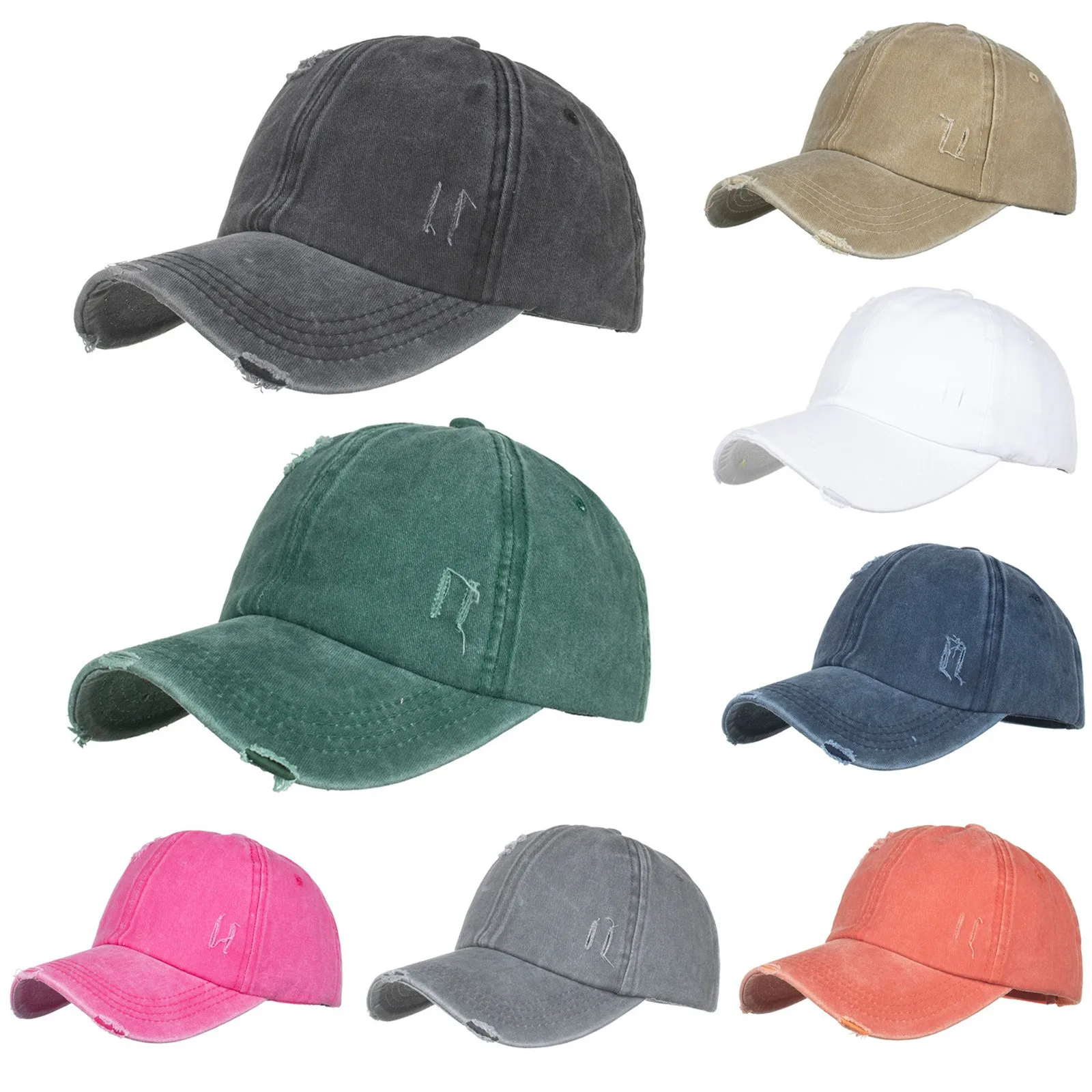 

Модная дышащая пляжная регулируемая бейсболка для мужчин и женщин, Кепка в стиле хип-хоп, Солнцезащитная шляпа, уличная бейсболка-тракер, Сн...