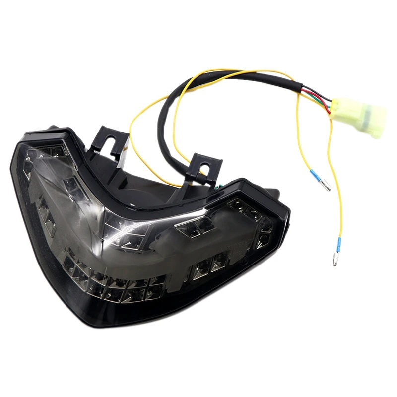 

Motorcycle LED Tail Lights Brake Rear Turn Signals Integrated Light for Ducati Multistrada 1200 2010-2014 Smoke
