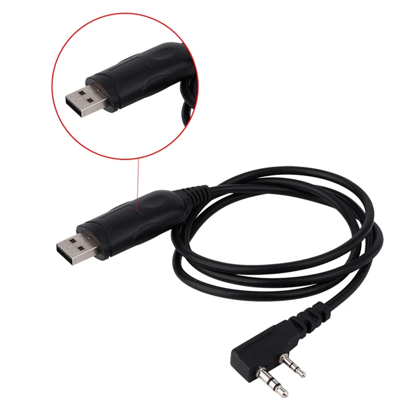 USB Programming Cable for Baofeng UV-5R 888S Kenwood Radio Walkie Talkie Accessories With CD Drive | Мобильные телефоны и