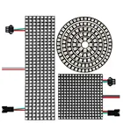 Индивидуально адресуемый светодиодный цифровой панельный экран WS2812B 5 в постоянного тока, 8X8 16X16 8X32 WS2812, светодиодный RGB пиксельный кольцевой светильник, украшение для дома