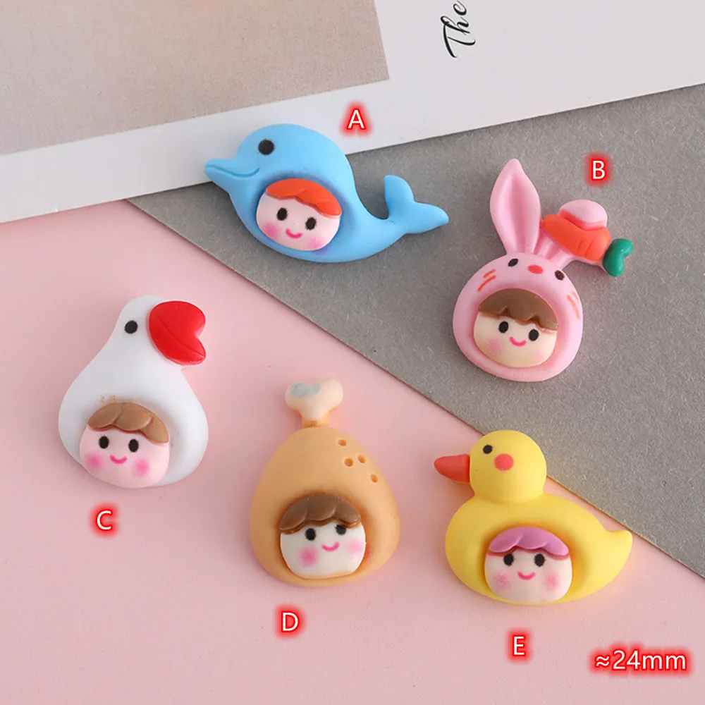 

Cartoon Baby Cute Flatback Resin Cabochons Embellishments 20pcs Kawaii Cabochons For Scrapbooking Flat back Cartoon Buttons diy