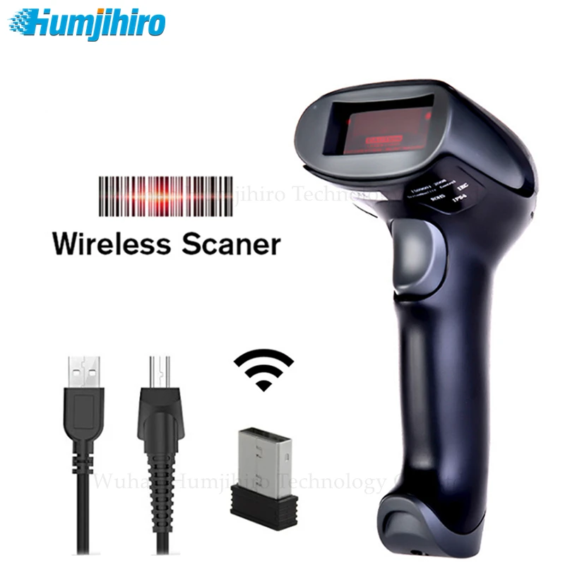 Беспроводной Компактный сканер штрих-кодов совместимый с Bluetooth 1D считыватель