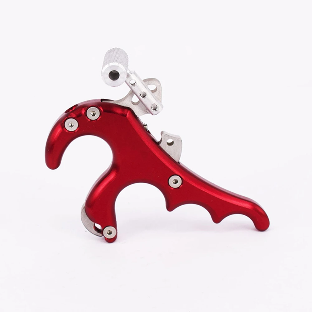 

4 Finger Grip Caliper Release Aids for Compound Bow Hunting Archery Steel