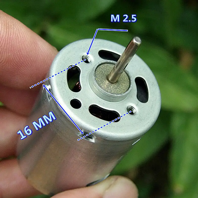 2 шт. Фирменная Новинка mabuchi 3V 6V 9V RS-380sh-4535 высокоскоростной мотор для авиамоделей
