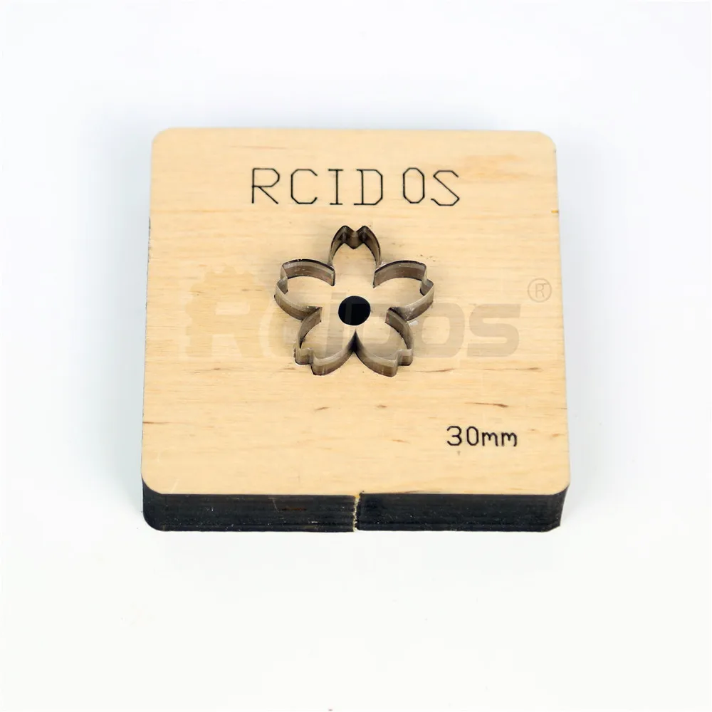 Форма для резки кожи RCIDOS в виде цветка вишни форма лезвия из японской стали с