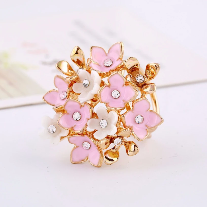 Новинка модный с кристаллами броши для женщин со стразами в виде цветов