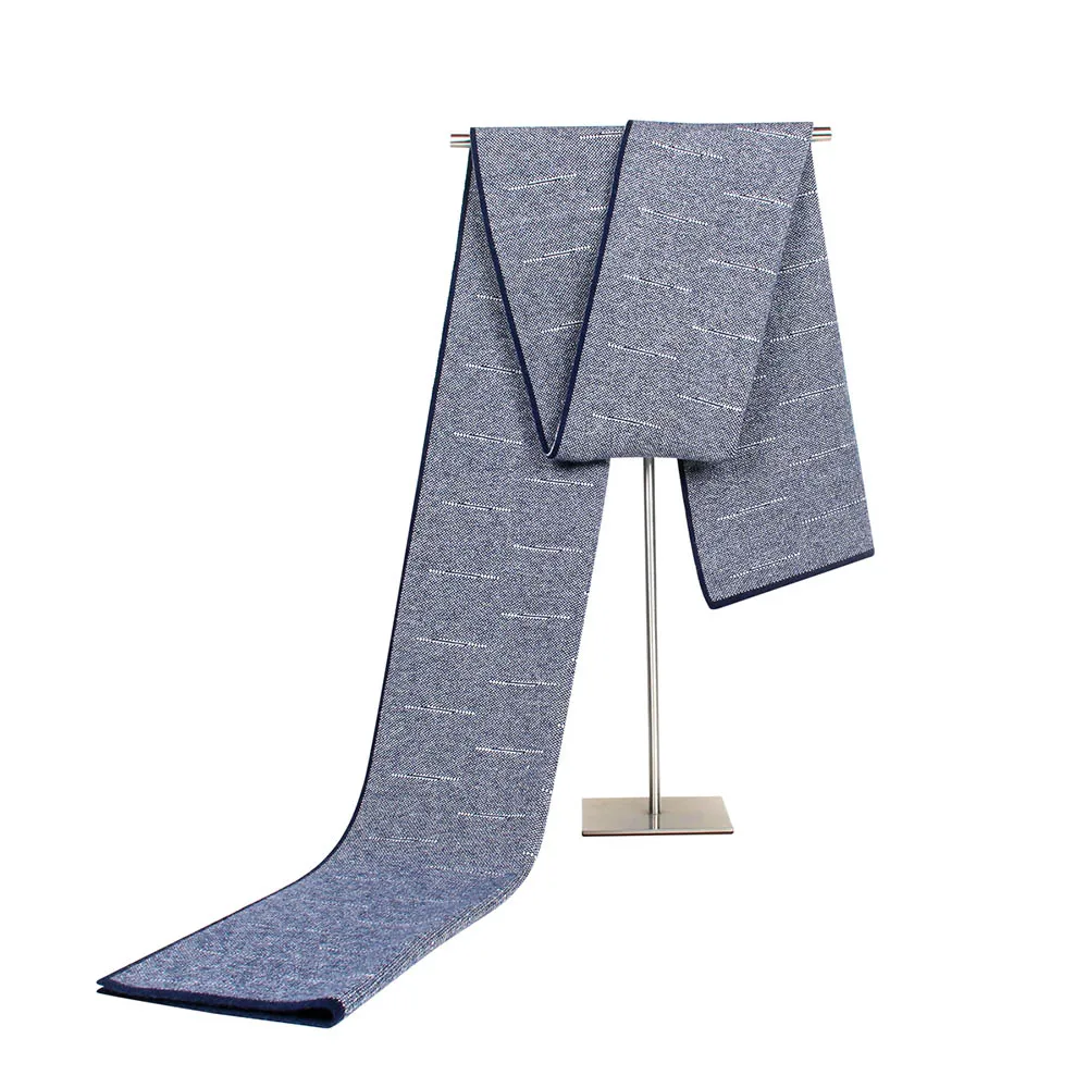 Navy Men Scarf FS британский стиль, женские туфли-лодочки кашемировый шарф из пашмины шарф Для мужчин зимние теплые мягкие шалей Bufandas шарфы для женщин высокое качество шейный платок - Цвет: Navy Men Scarf