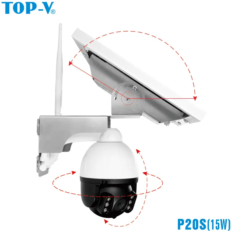 Наружный автоматический датчик движения 4x Eletron zoom ptz ip камера|Камеры