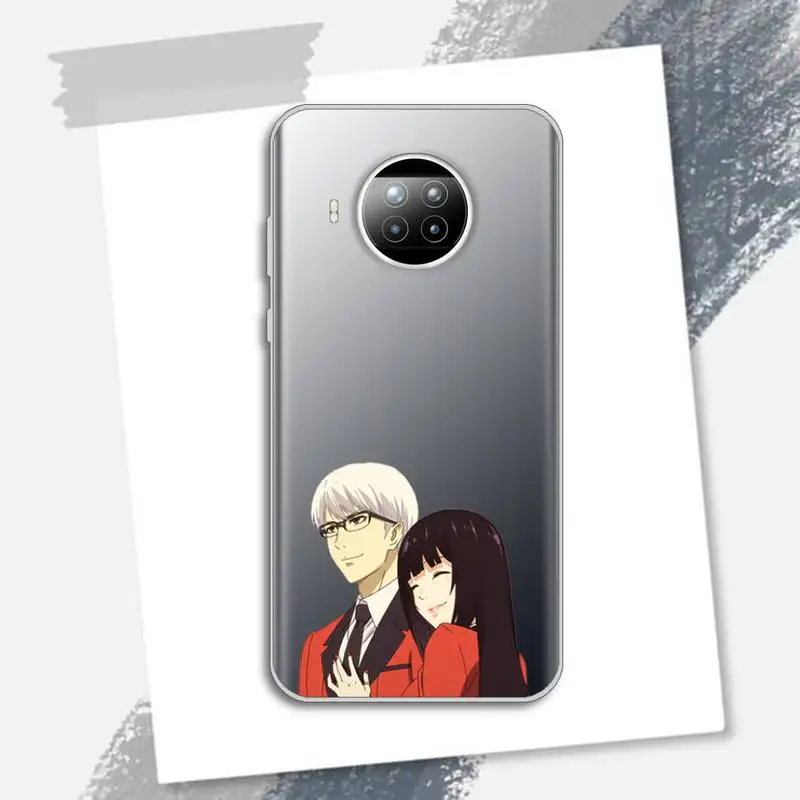 

Kakegurui Japan anime Phone Case Transparent for Xiaomi Redmi note 10 t 8 9 pro lite 11