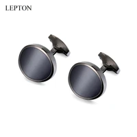 low key luxury stone cufflinks for mens lepton fashion luxurious tuxedo formal shirts cat eye cuff links of wedding business