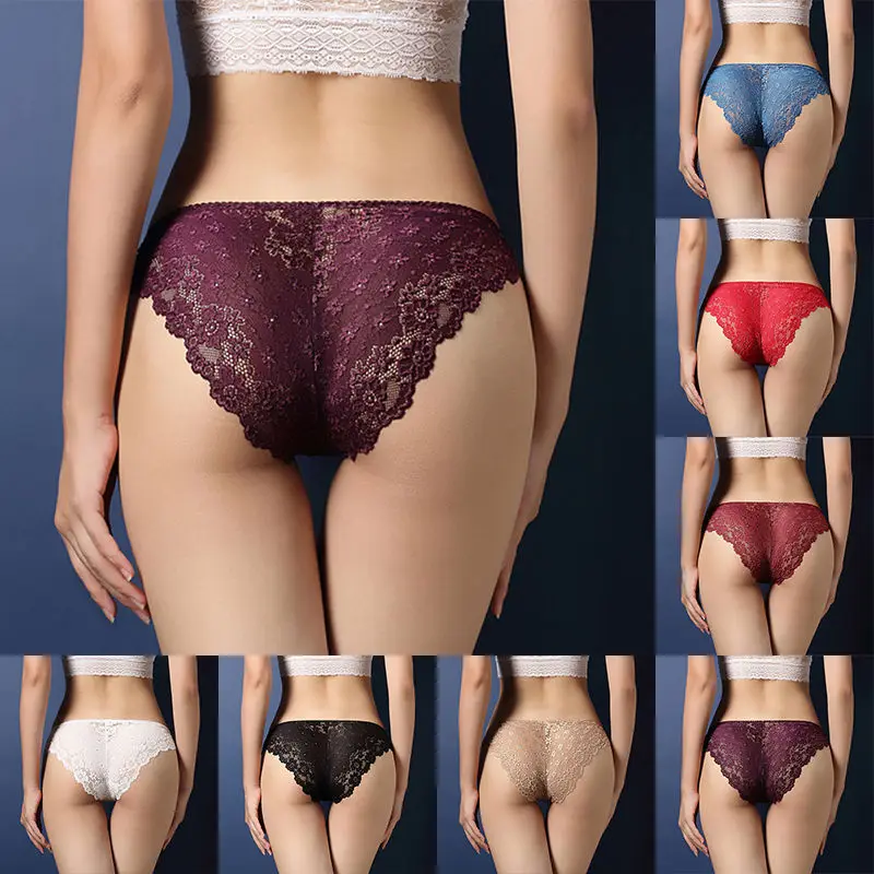 

New Fashion Sexy Lace Underpants Women 8 colors Knickers Stylish Briefs Soft Lady Casual Underwear Shorts Panties