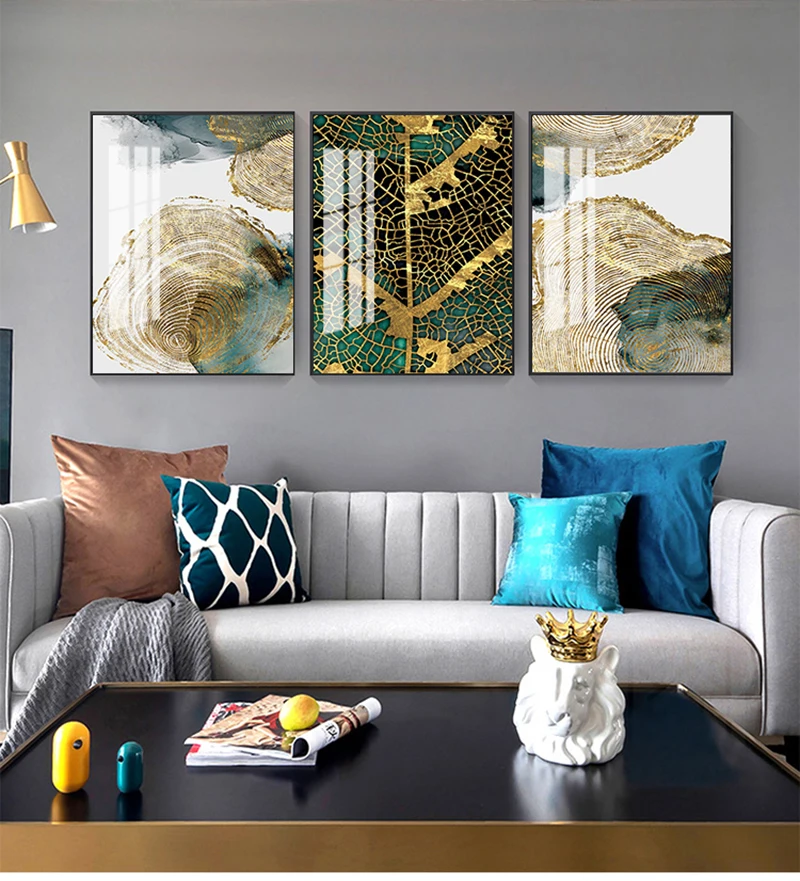 

Leaf and Trunk Texture Abstract Wall Art Canvas Print Nordic Decorative Picture Painting Modern Living Room Decor