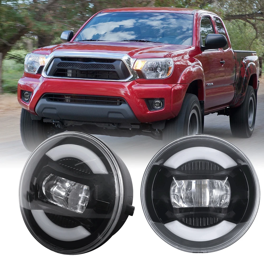 

Светодиодные противотуманные фары PIONEERLITE 45 Вт для Toyota Tacoma 2005-2011 Solara Sequoia 2008-2015, лампы дальнего света Tundra в сборе, замена