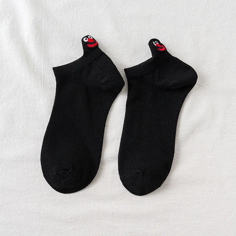 1 пара милые Креативные Мультяшные забавные Женские носочки хлопковые носки со
