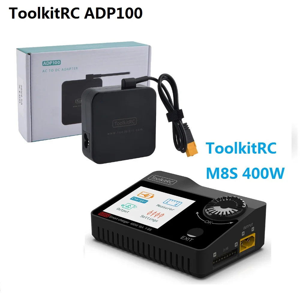 

ToolkitRC M8S 400W 18A Color Screen Balance Charger Discharger