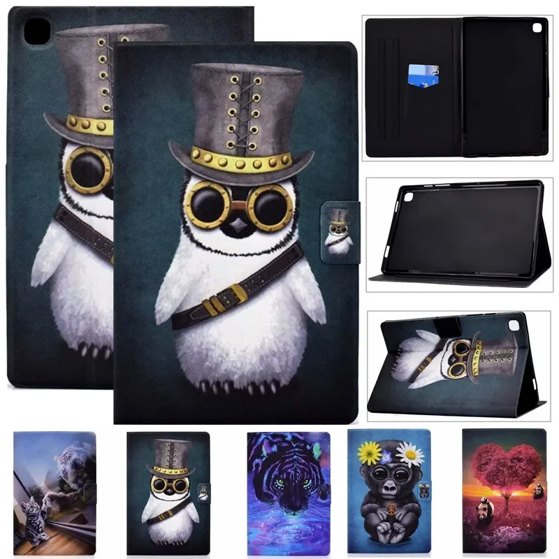 

Case for Samsung Galaxy Tab A7 Lite Case T220 Funda Tablet Animal Painted Stand Shell for Galaxy Tab A7 Lite 8.7 inch 2021 Cover