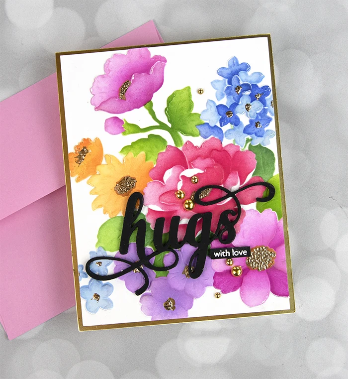 Цветочные прозрачные штампы и для сделай сам скрапбукинга/изготовления