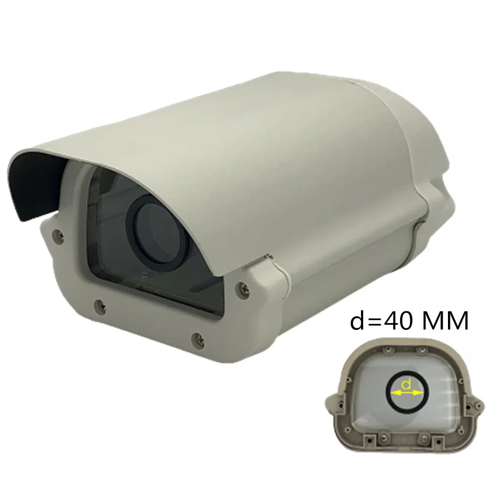 

6" Waterproof CCTV Camera Housing Surveillance Shell Aluminum Alloy Outdoor Enclosure Casing for Box Zoom Bullet Security Camera