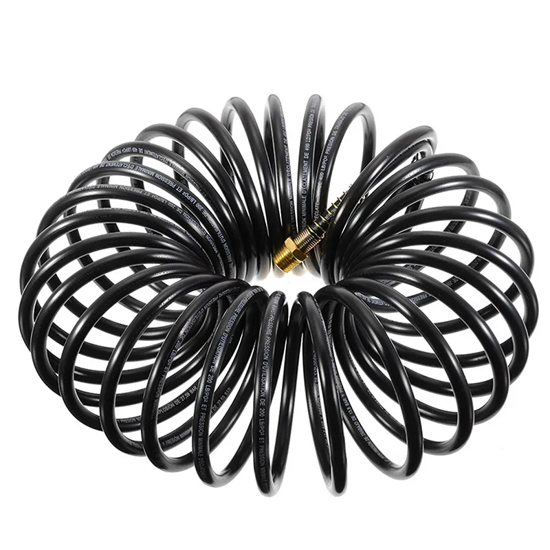Воздушный компрессор 7 мм шланг с отдачей пружинная трубка катушечные