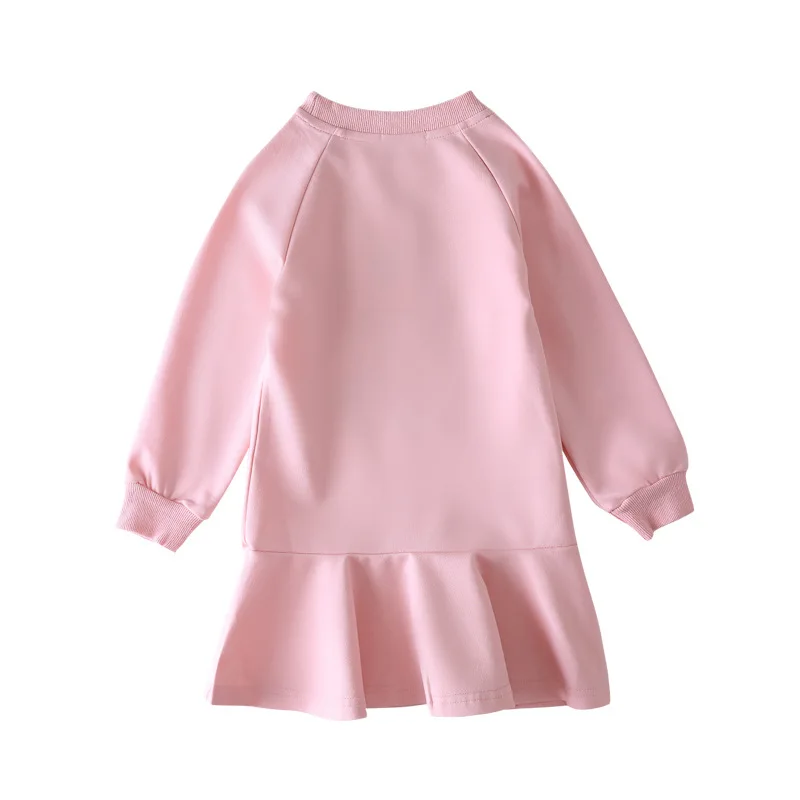 Платье для маленьких девочек Хлопковое платье принцессы в клетку с длинными