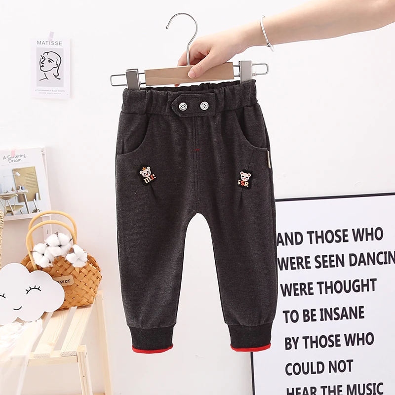 IENENS для малышей брюки мальчиков ежедневной носки маленьких девочек свободные