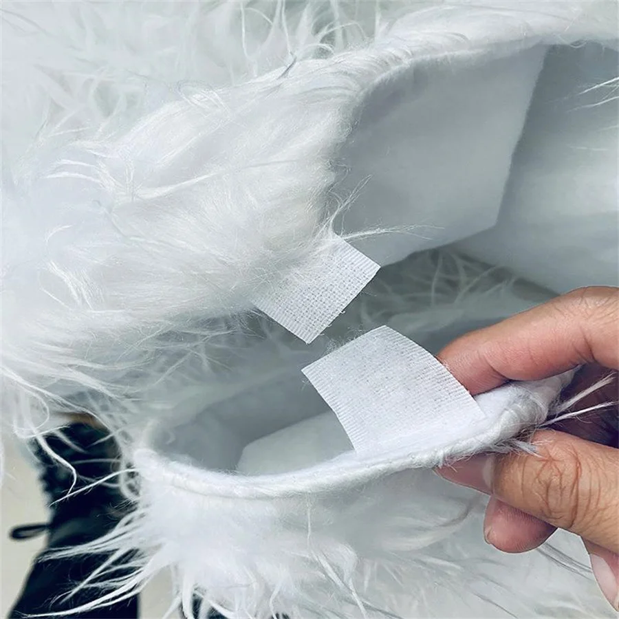 Белая юбка на рождественскую елку плюшевая Рождественская елка из