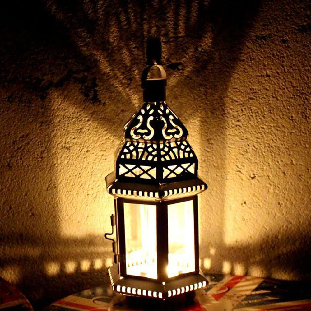 Новый железный подсвечник Белый Подсвечник подвесной фонарик птичья клетка