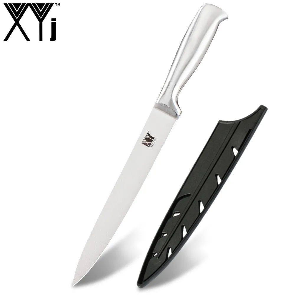 H.slicing knife XYj кухонный нож из нержавеющей стали 3," 5" " 8" простая Легкая удобная ручка точилка для кухонных ножей держатель для ножей - Цвет: H.slicing knife