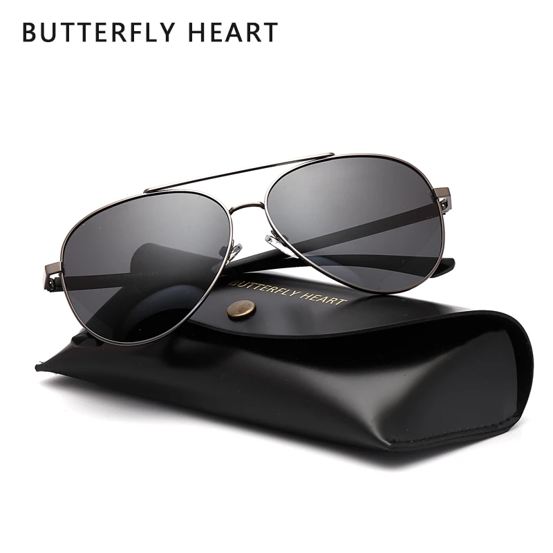 

BUTTERFLY HEART New Photochromic Sunglasses Men Polarized Chameleon Glasses Male Sun Glasses Day Night Vision Driving Eyewear
