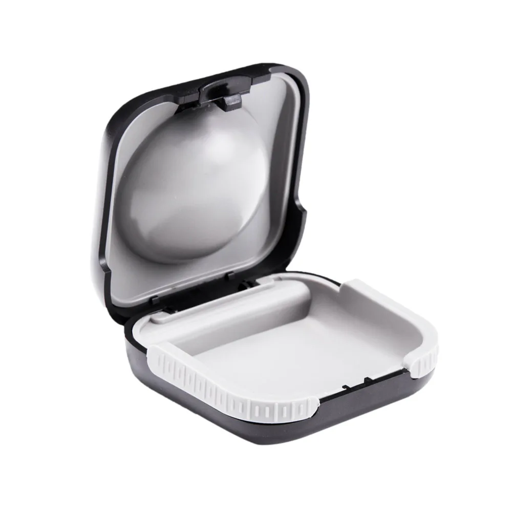 Портативный чехол для слухового аппарата черный белый | Красота и здоровье