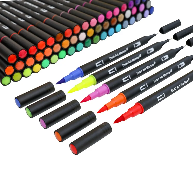 100 цветов водяные цветные маркеры для рисования набор профессиональных