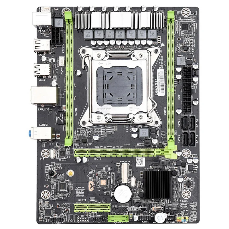 X79 M2 LGA2011 материнская плата комбинированный комплект с E5 2640 cpu 2X8GB 16GB DDR3 ram 2 Ch 1600Mhz ECC