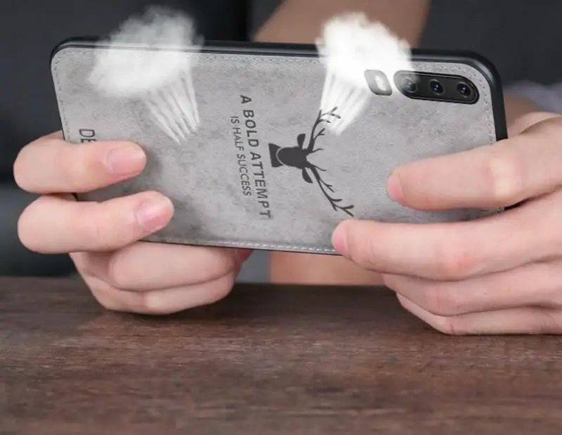 Для huawei Nova 5t чехол из мягкого ТПУ с оленем, тканевый чехол для huawei Mate30 P20 P30 Y9 Y7 Y6 Y5 P Smart Z, защитный противоударный чехол